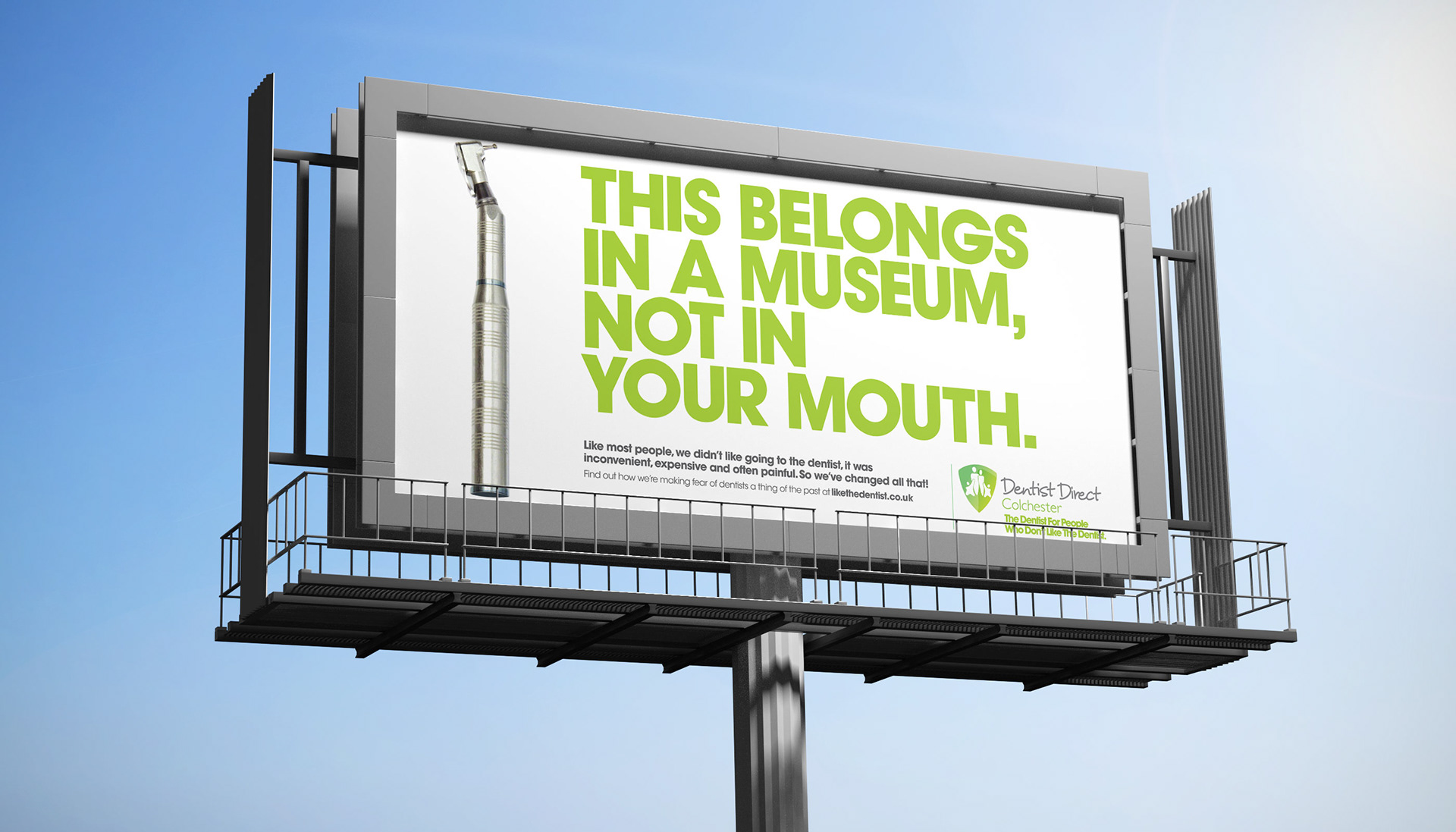 Dentist Direct outdoor billboard campaign