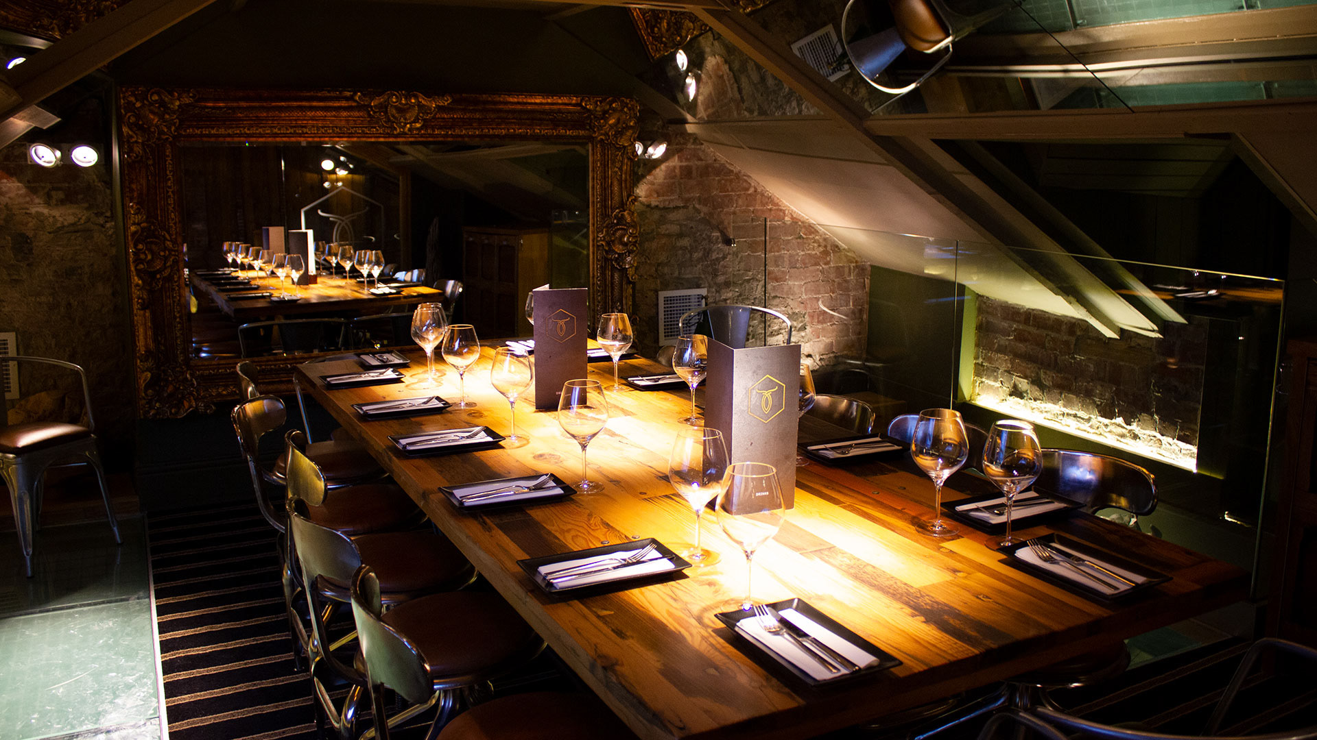 Ora private dining room interior
