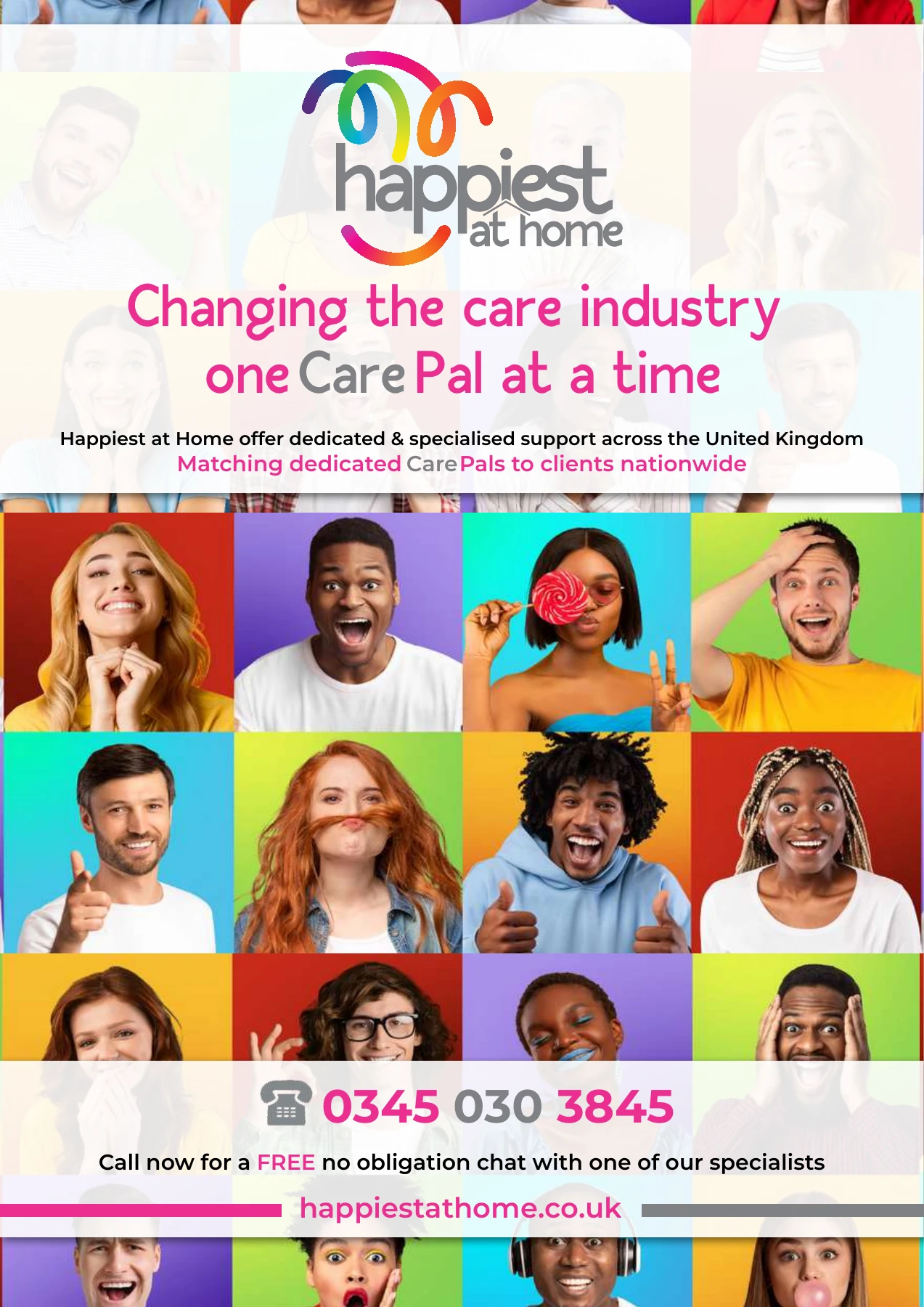 Happiest at Home brochure cover
