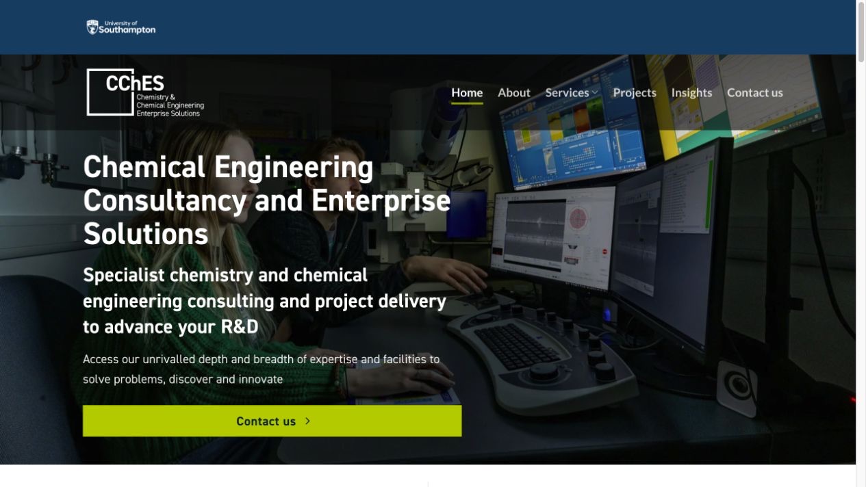 CChES launch identity and website system