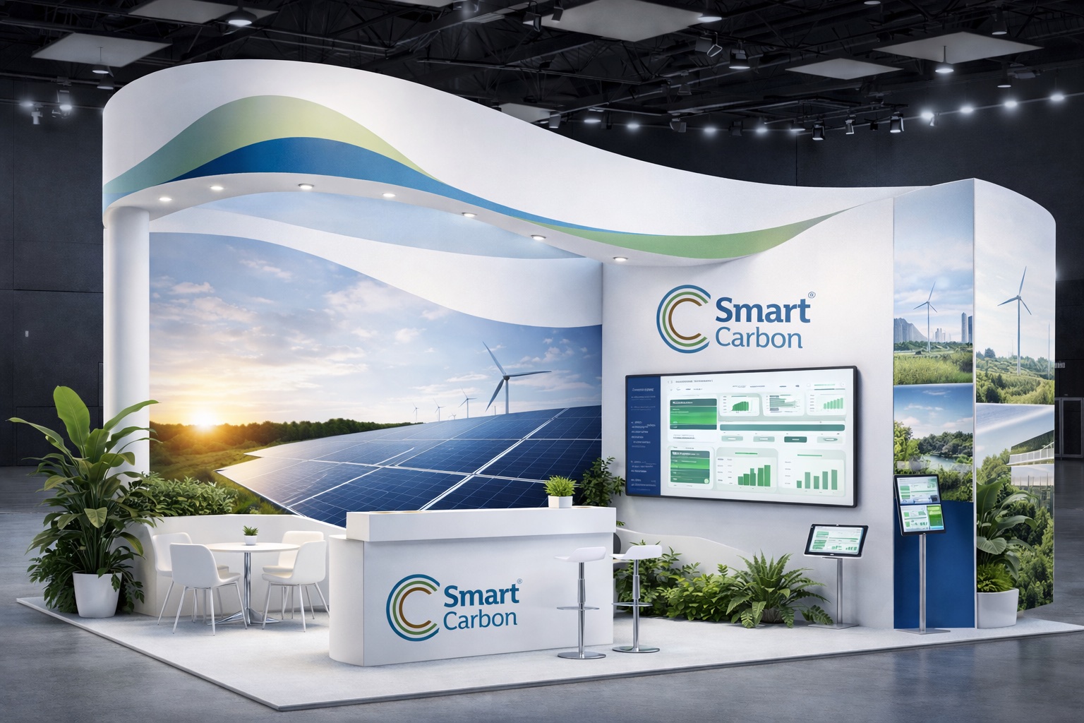SmartCarbon exhibition system and digital product presentation